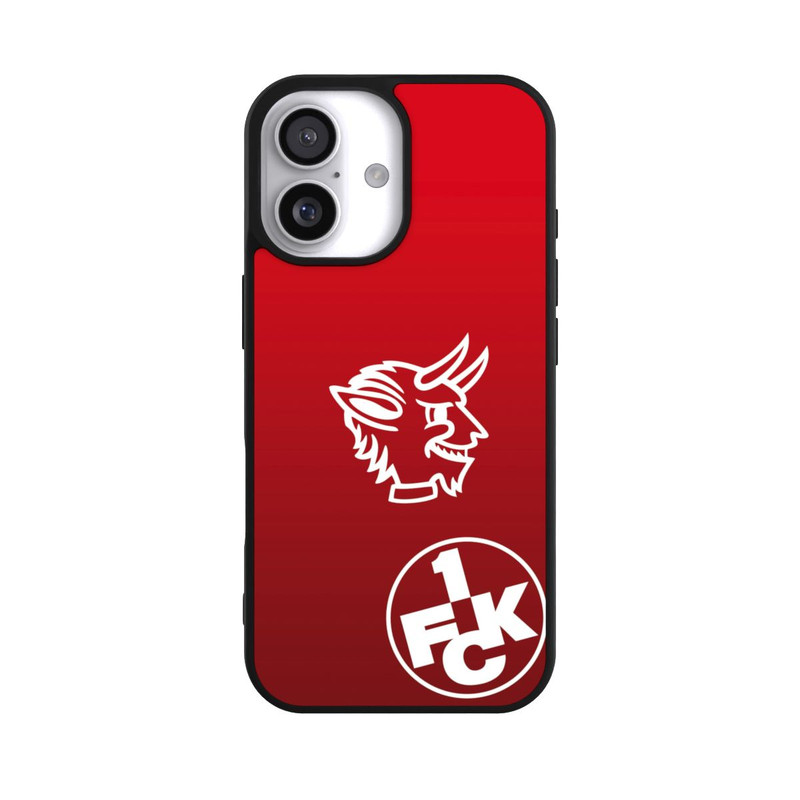 iPhone 17 Base Case Teufelskopf FCK auf Rot