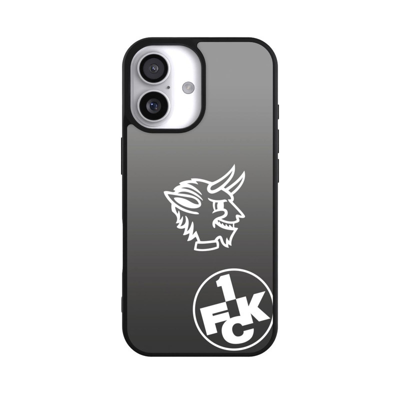 iPhone 17 Base Case Teufelskopf FCK auf Schwarz