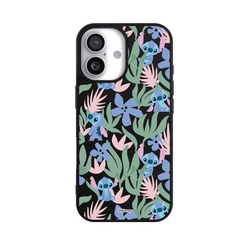 iPhone 17 Base Case Floral Pattern Stitch Transparent