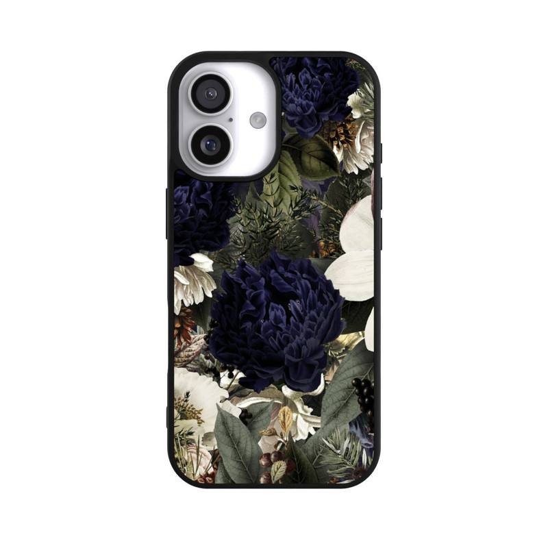 iPhone 17 Base Case Dunkle Mitternachts Barock Vintage Blumen