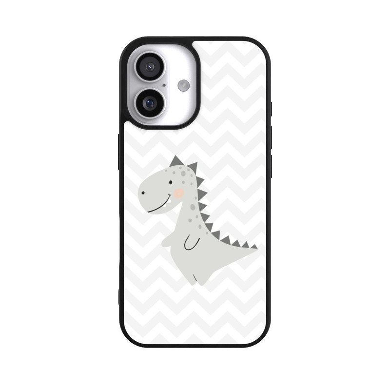 iPhone 17 Base Case Grauer Dino