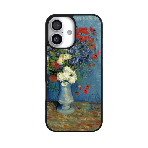  Base Case Stillleben Vase mit Kornblumen und Mohnblumen von Vincent Van Gogh