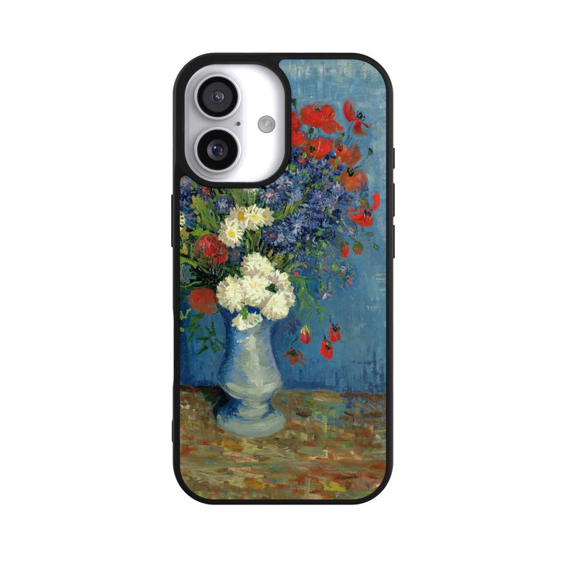 iPhone 17 Base Case Stillleben Vase mit Kornblumen und Mohnblumen von Vincent Van Gogh