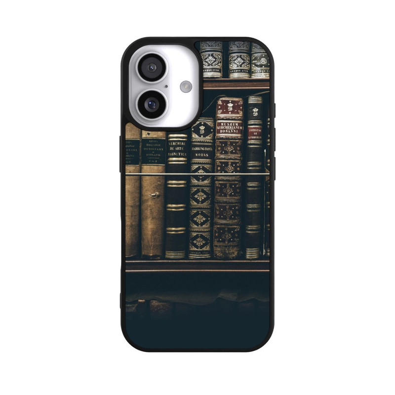 iPhone 17 Base Case Book Stack Dark