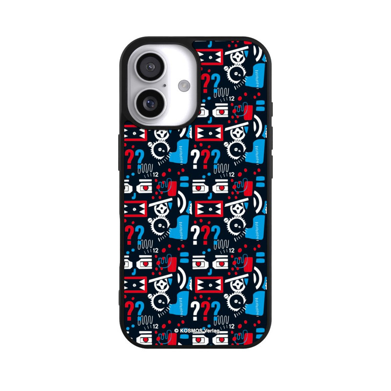 iPhone 17 Base Case Drei Fragezeichen Wildes Muster