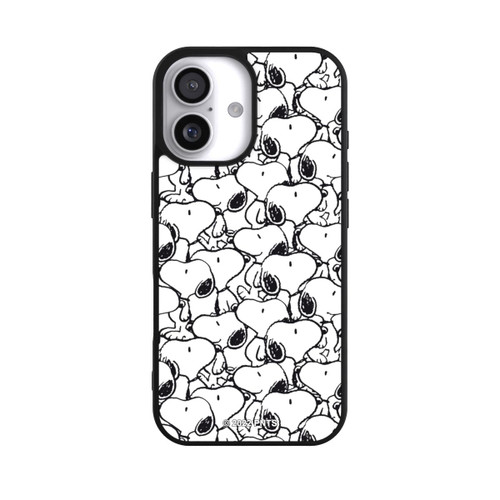  Base Case Snoopy Muster Schwarz und Weiß