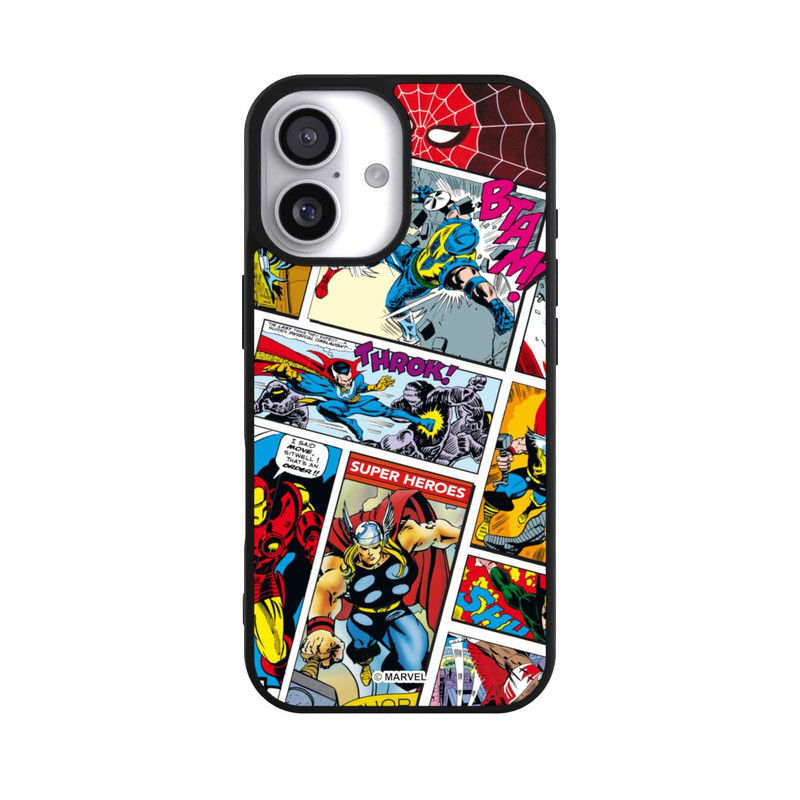 iPhone 17 Base Case Marvel Retro Comic Blue