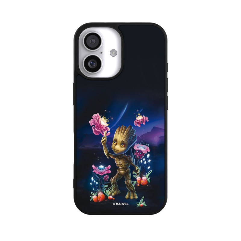 iPhone 17 Base Case Baby Groot Blumen