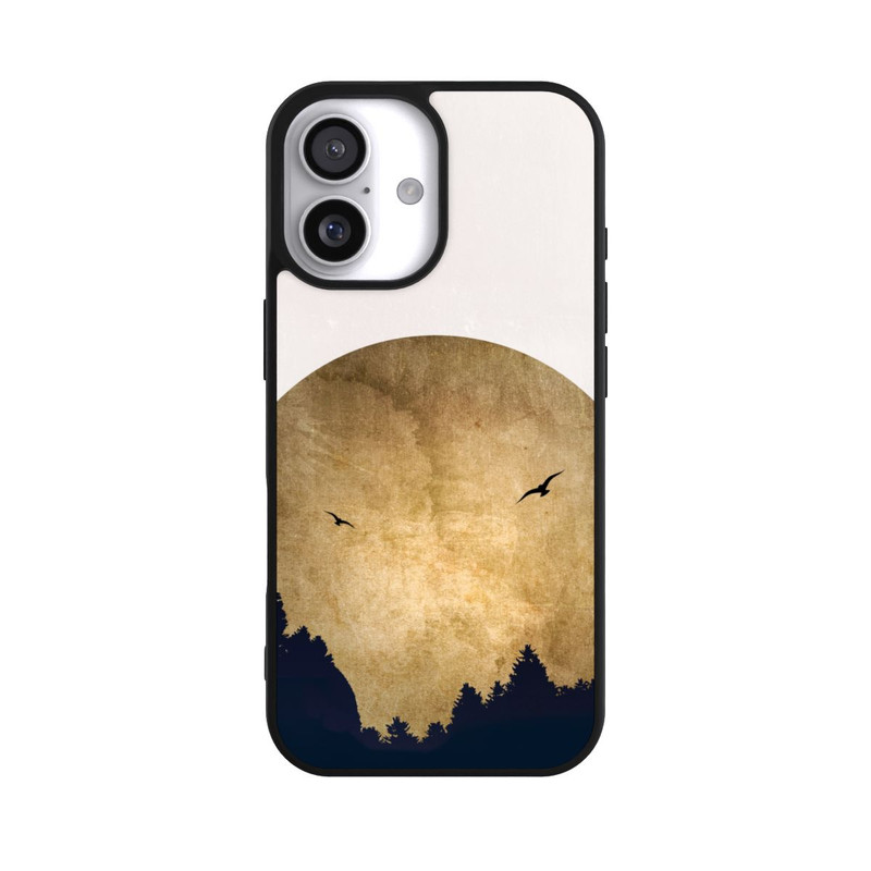 iPhone 17 Base Case Zwei Vögel vor Mond