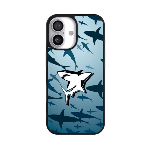  Base Case Haie Muster Blau