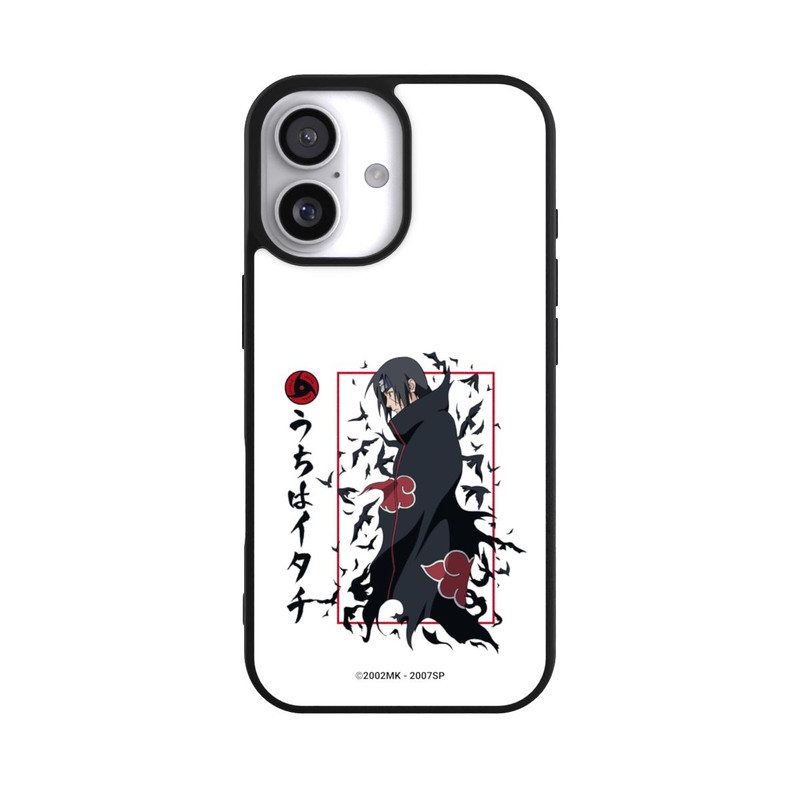 iPhone 17 Base Case Itachi Krähen Weiß