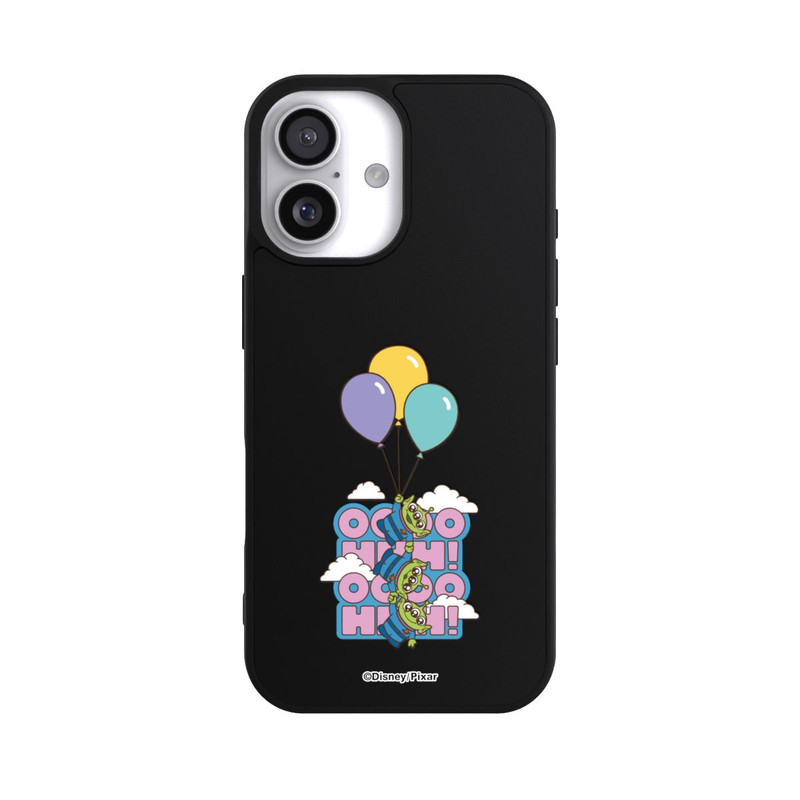 iPhone 17 Base Case Toy Story Aliens Balloons OOOOHHH Transparent