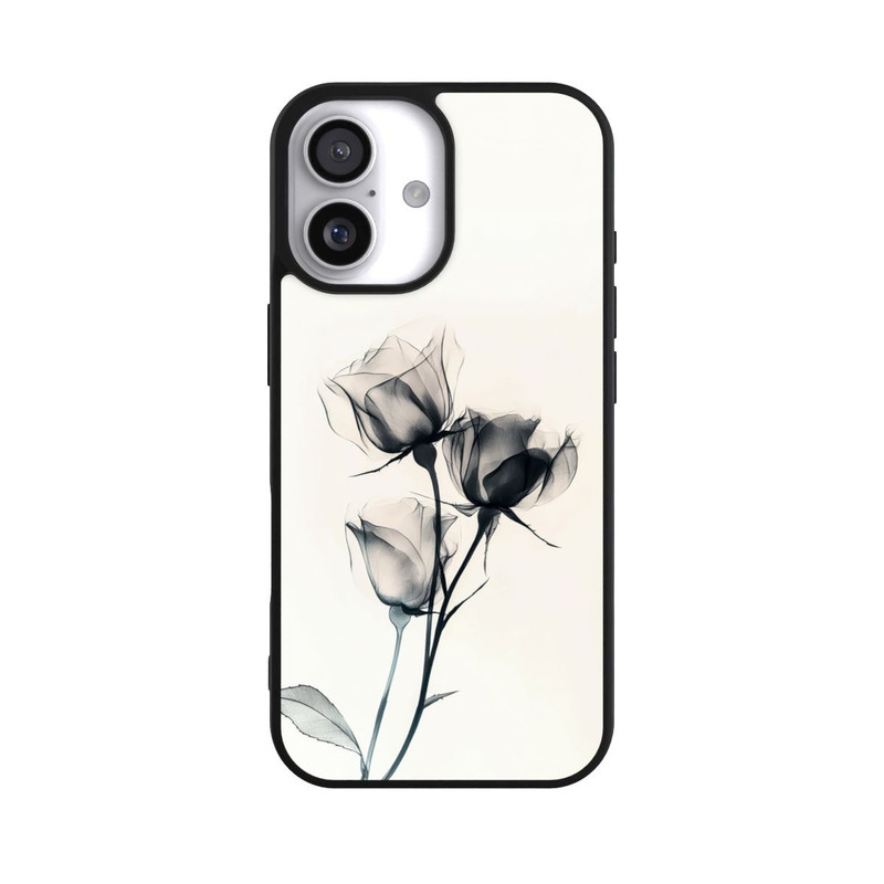 iPhone 17 Base Case Schwarze Blume