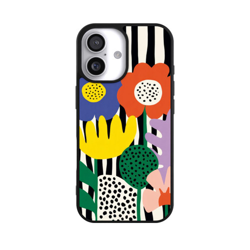  Base Case Flowers Striped Background
