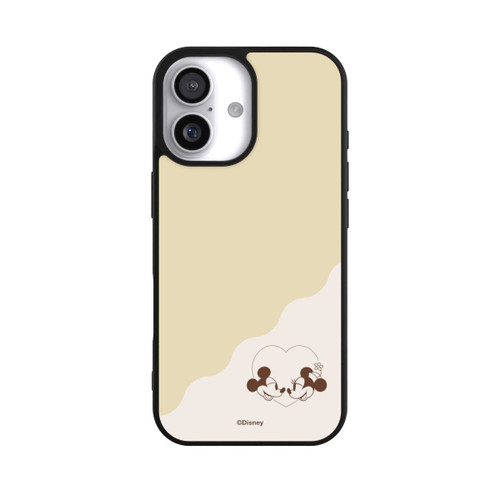  Base Case Mickey and Minnie Love Heart Beige