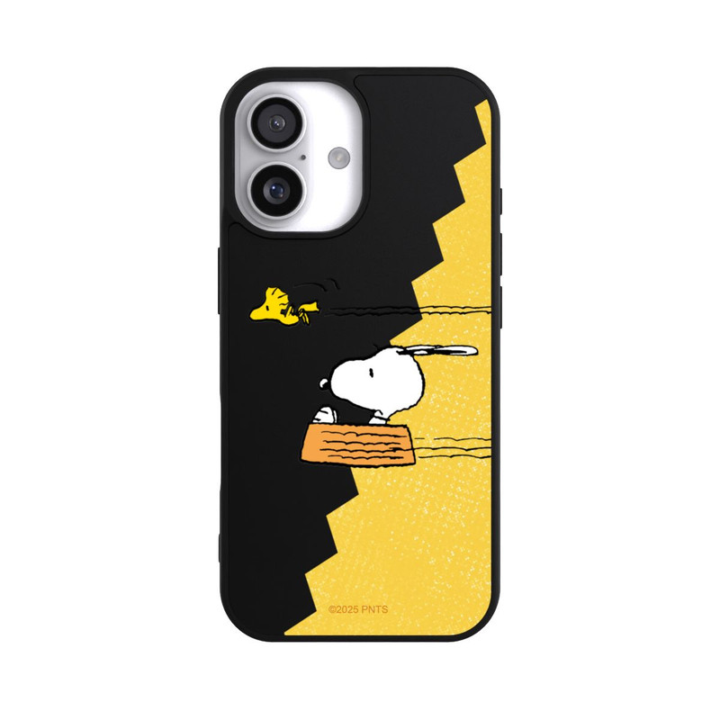 iPhone 17 Base Case Peanuts-Snoopy und Woodstock Transparent