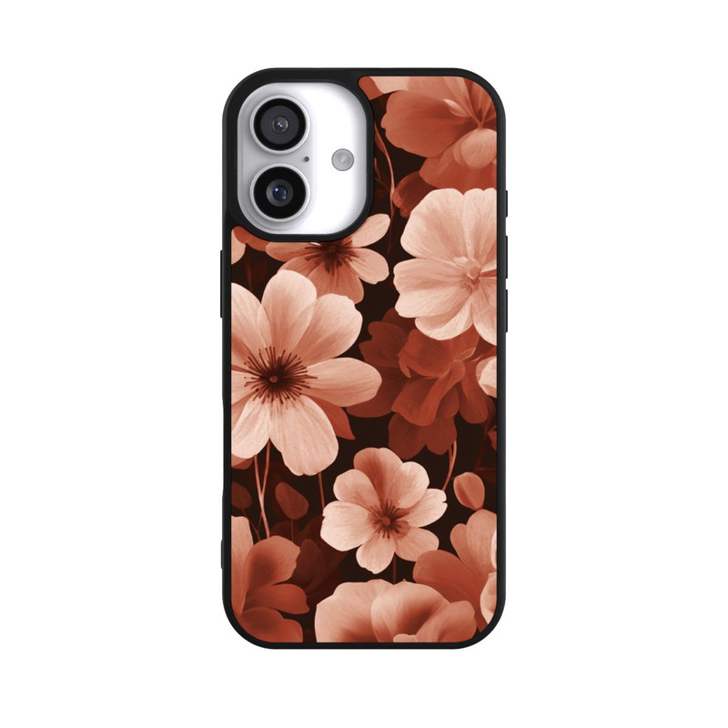 iPhone 17 Base Case Rote Negativblumen mit KI