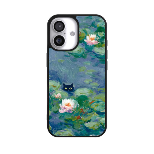  Base Case Katze im Teich Gemälde Impressionismus