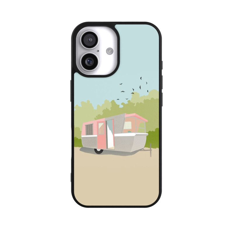 iPhone 17 Base Case Retro Glamping by Roberta Murray
