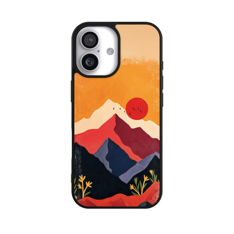 iPhone 17 Base Case Les Alpes En Rouge