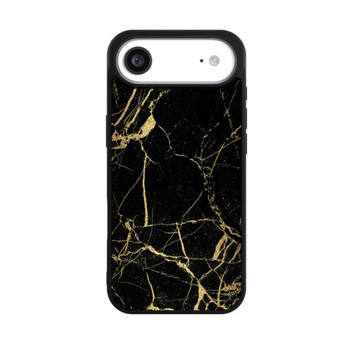 Apple iPhone Air Base Case Schwarzgoldener Marmor-Look