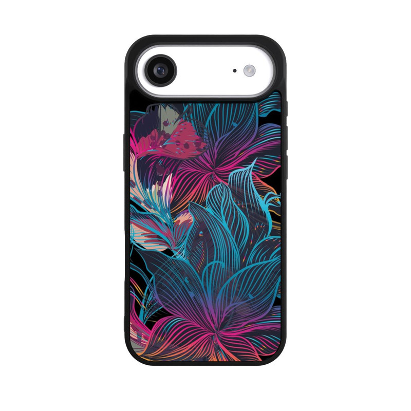 iPhone Air Base Case Neon Flower Power