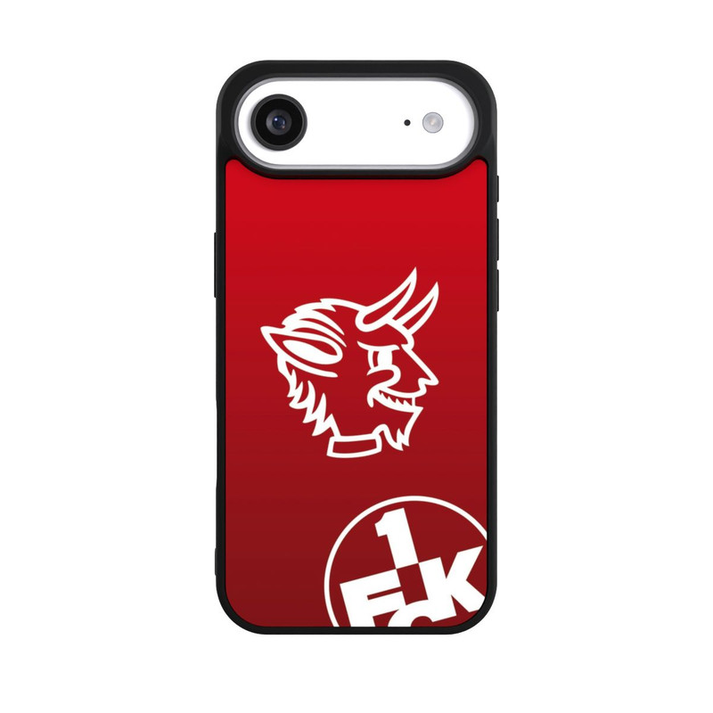 iPhone Air Base Case Teufelskopf FCK auf Rot