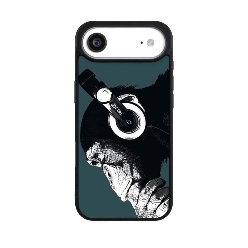 iPhone Air Base Case Denkender Affe Blau