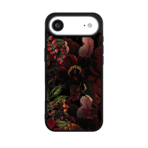 Apple iPhone Air Base Case Dunkle Rote Vintage Barock Rosen