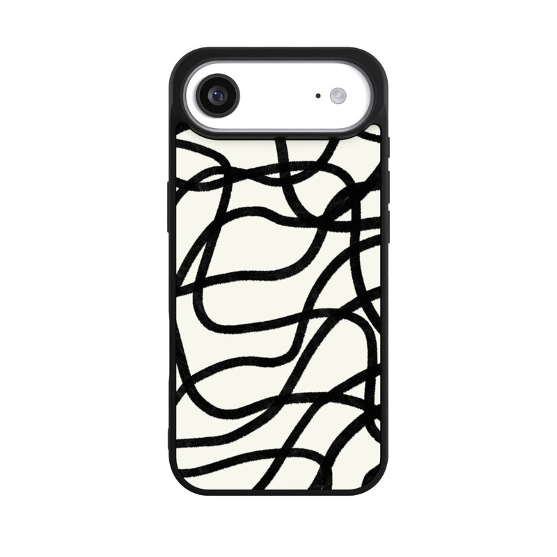 iPhone Air Base Case Schwarze Linien