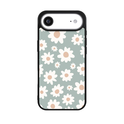 Apple iPhone Air Base Case Gänseblümchen Muster grün