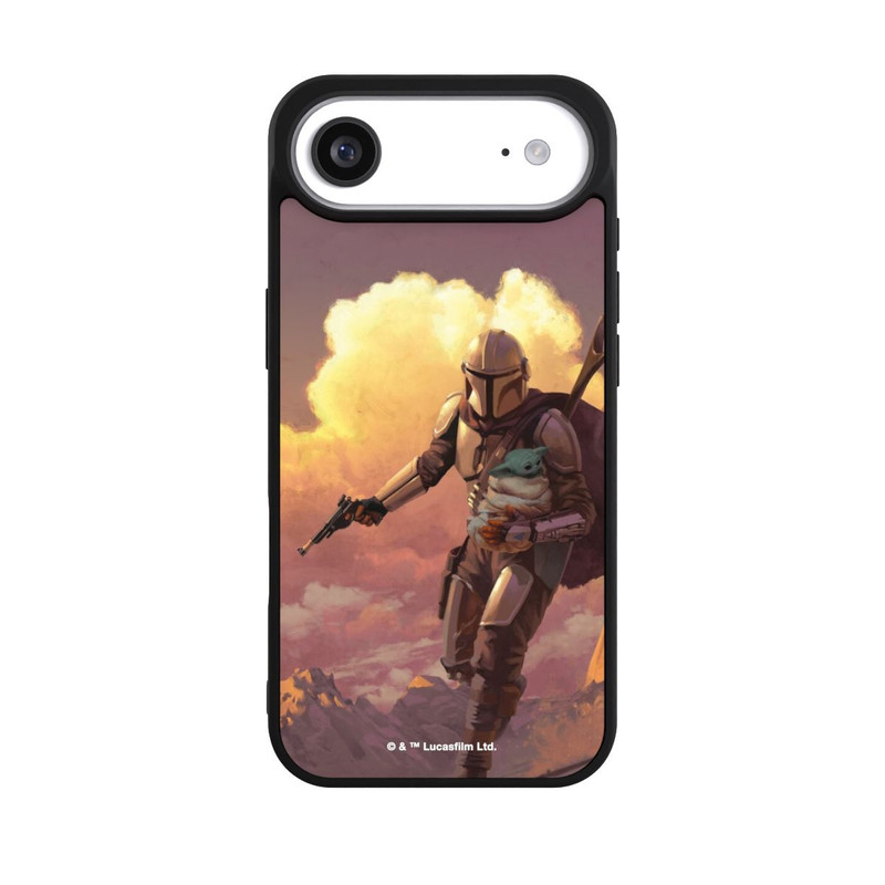 iPhone Air Base Case Der Mandalorianer und Grogu Sonnenguntergang Wolken