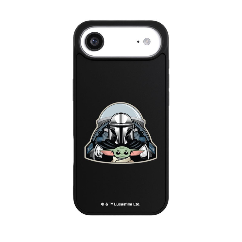 iPhone Air Base Case Mando und Grogu Transparent