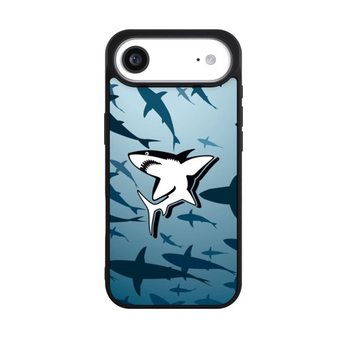 Apple iPhone Air Base Case Haie Muster Blau