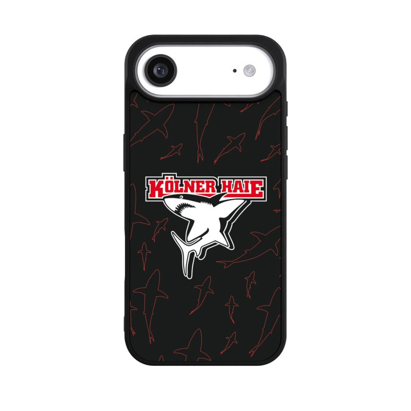 iPhone Air Base Case Haie Muster Rot