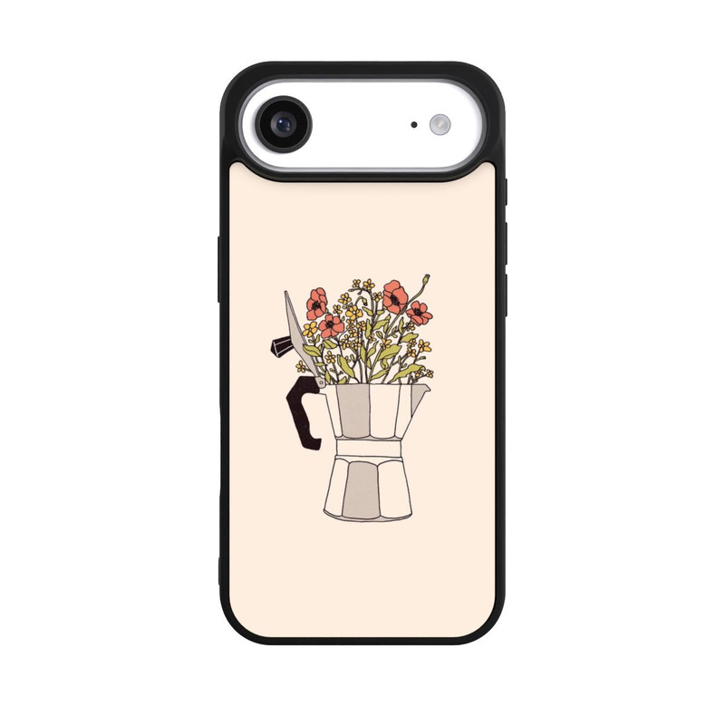 iPhone Air Base Case Moka Blumen