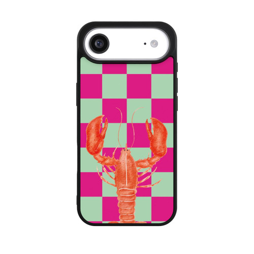Apple iPhone Air Base Case Pink Checkers Lobster