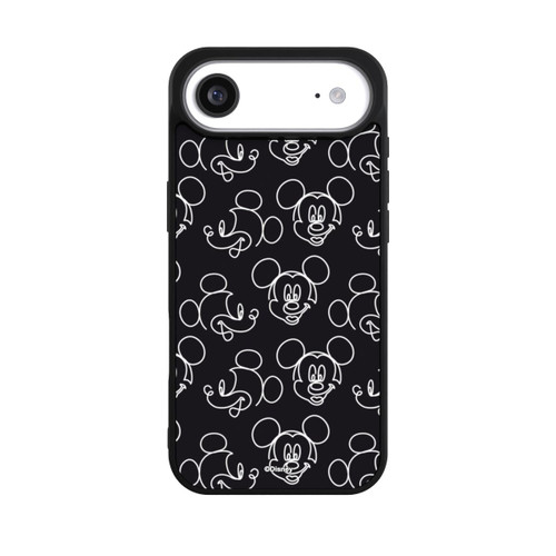 Apple iPhone Air Base Case Disney Mickey Muster Schwarz