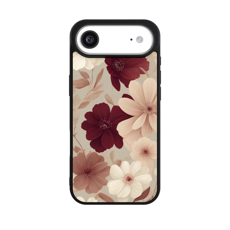 iPhone Air Base Case Romantische Pastellblumen mit KI