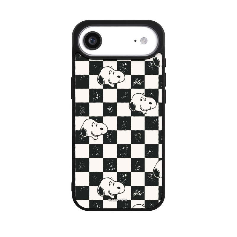 iPhone Air Base Case Snoopy Heads Checked Pattern