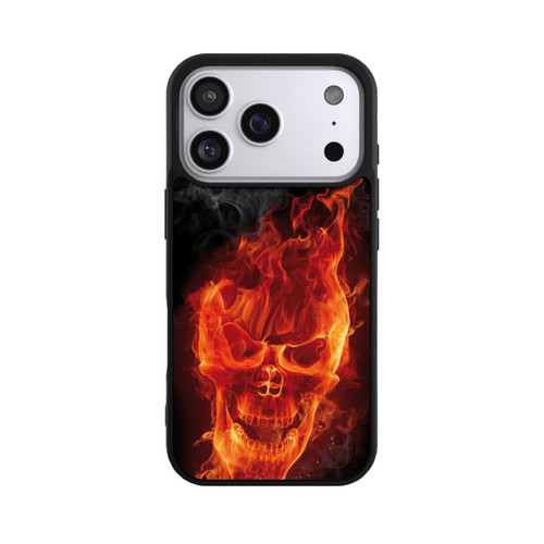 Apple iPhone 17 Pro Base Case Burning Skull