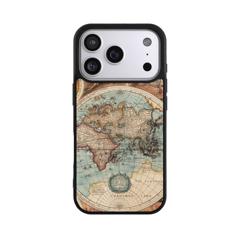 iPhone 17 Pro Base Case Vintage Weltkarte