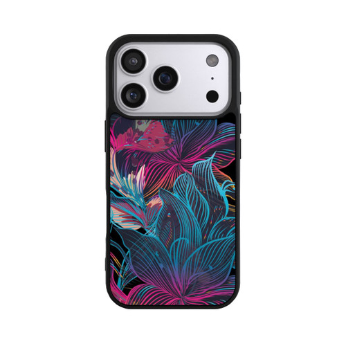 Apple iPhone 17 Pro Base Case Neon Flower Power