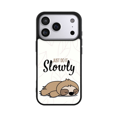 Apple iPhone 17 Pro Base Case Just Do It Slowly Sloth