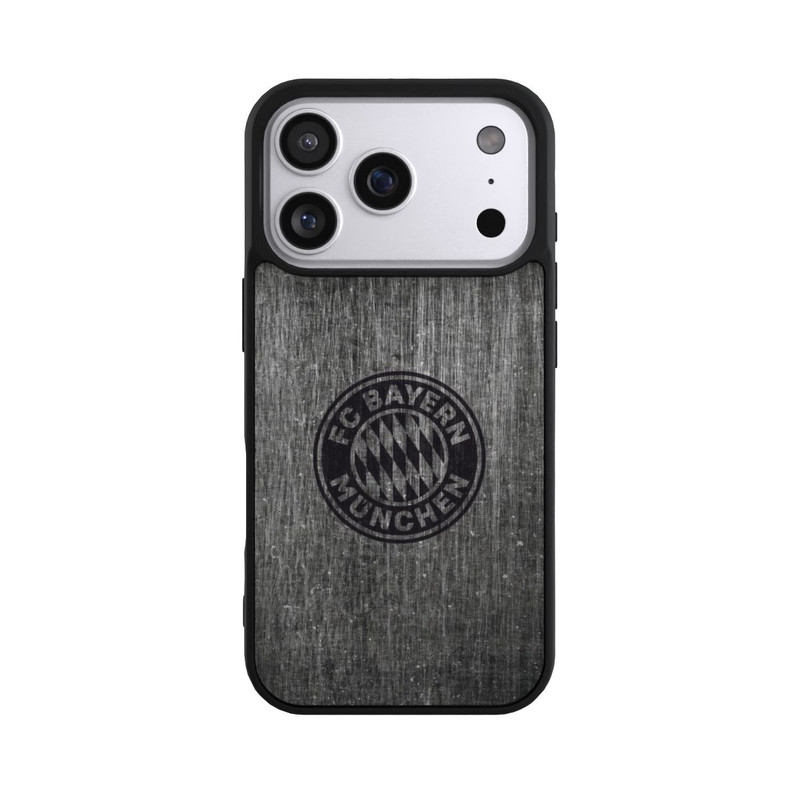 iPhone 17 Pro Base Case Metalllook FCB Logo einfarbig