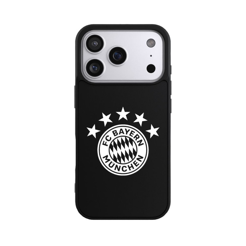 iPhone 17 Pro Base Case FCB Logo einfarbig mit Sternen - ohne Hintergrund
