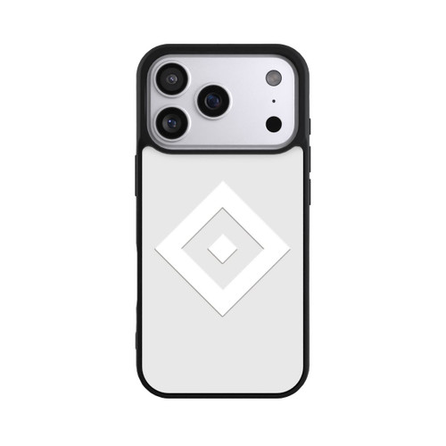 Apple iPhone 17 Pro Base Case Rauten Logo auf HSV Grau