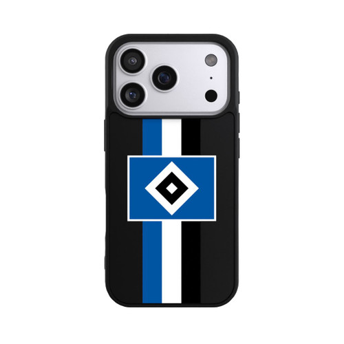 Apple iPhone 17 Pro Base Case HSV Streifen - Blau-Weiß-Schwarz - ohne Hintergrund