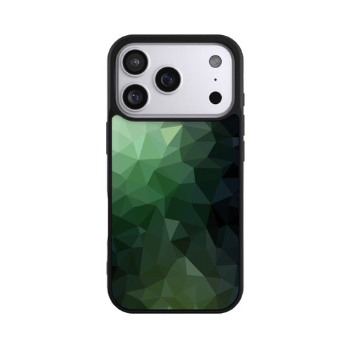Apple iPhone 17 Pro Base Case Polygonal Mosaic Green
