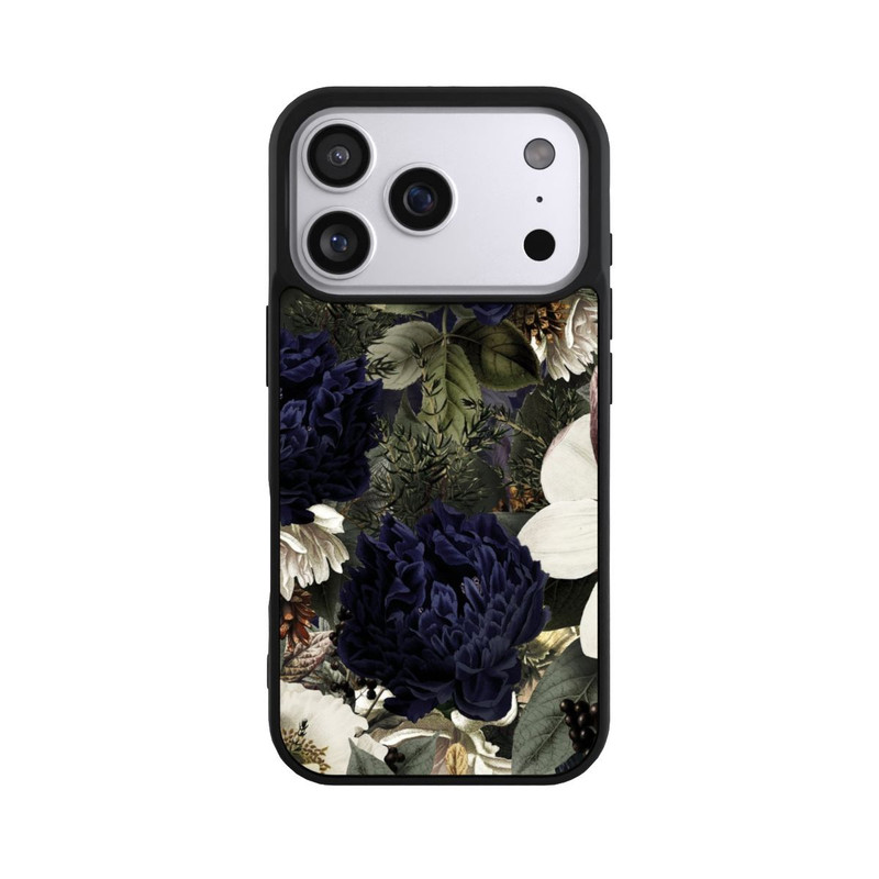 iPhone 17 Pro Base Case Dunkle Mitternachts Barock Vintage Blumen